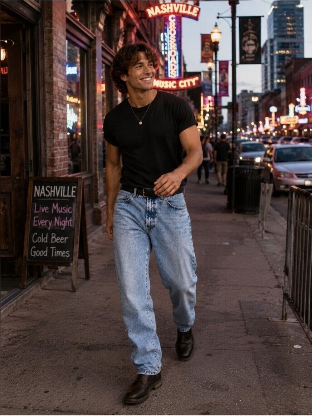 Vintage 90s Joe Boxer Jeans 36x30 Relaxed Fit Straight Leg Grunge Denim - Picture 9 of 16